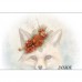 DUTCH LADY CHRISTMAS  GREETING CARD Holly Fox